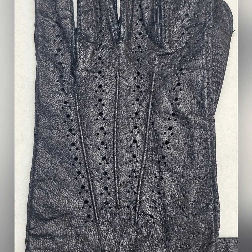 Premier Leather Gloves Black‎ Dressy Driving Textured Soft Handwear